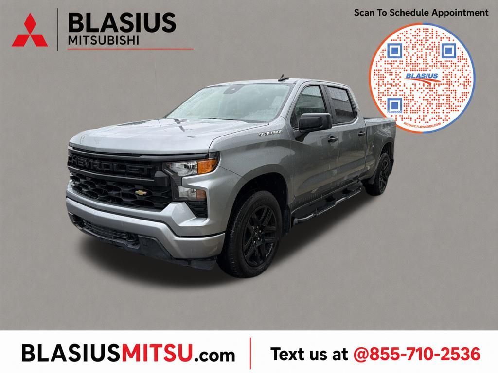 Gray 2024 Chevrolet Silverado 1500 Pickup Truck Four-Wheel Drive 8-Speed Automatic