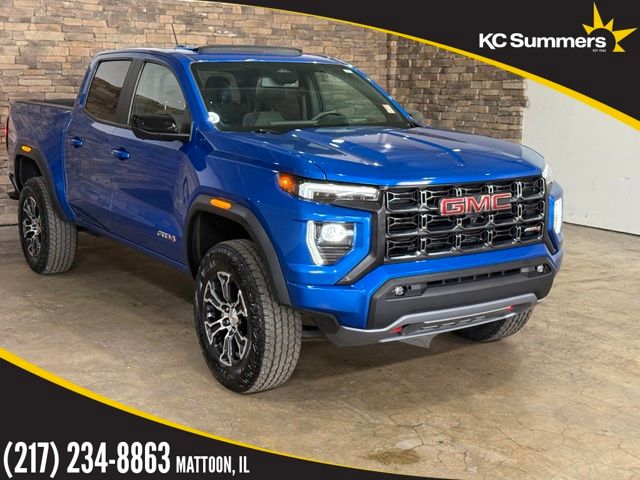 Dynamic Blue Metallic 2023 GMC Canyon Pickup Truck Four-Wheel Drive 8-Speed Automatic