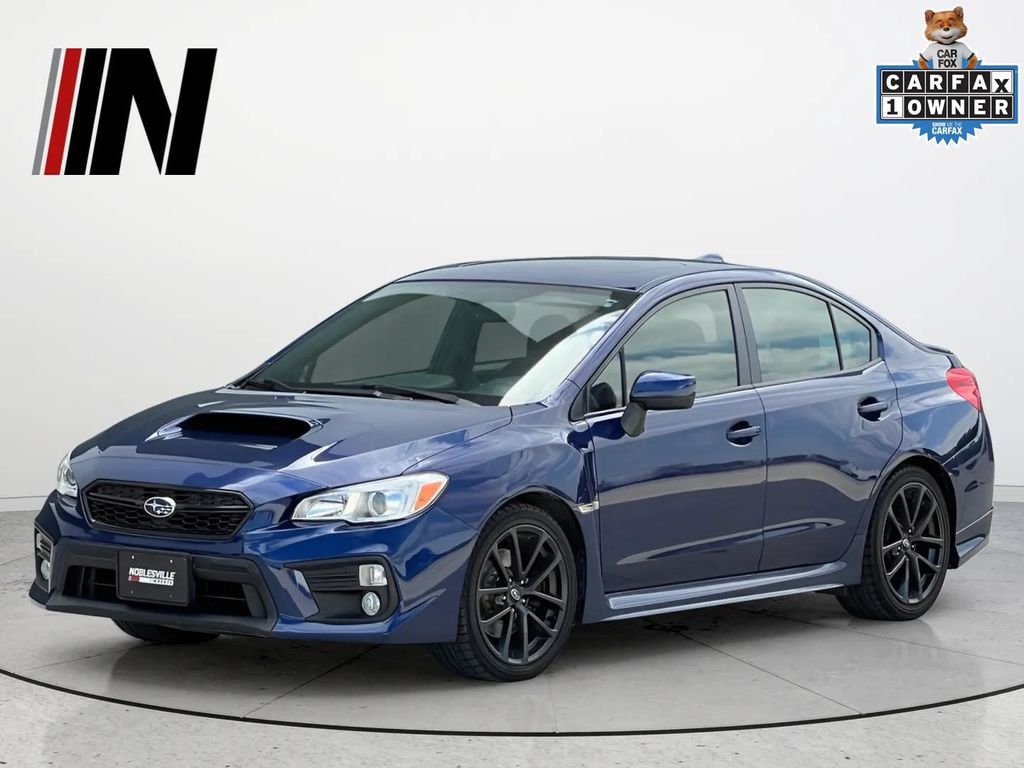Lapis Blue Pearl 2018 Subaru WRX Sedan All-Wheel Drive 6-Speed Manual