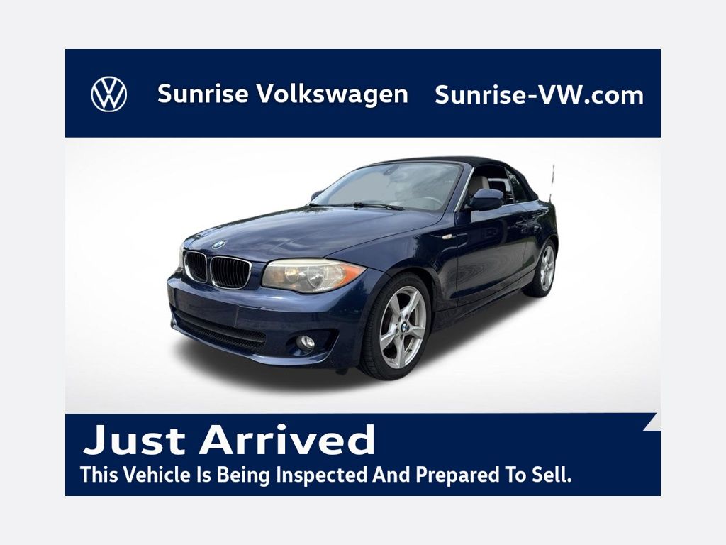 Deep Sea Blue Metallic 2013 BMW 1 Series Convertible Rear-Wheel Drive 6-Speed Automatic