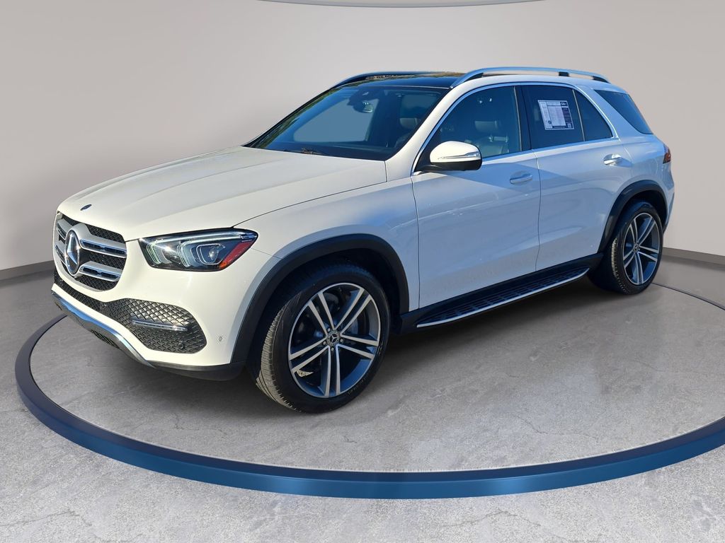 Polar White 2022 Mercedes-Benz GLE 350 4MATIC SUV / Crossover All-Wheel Drive 9-Speed Automatic