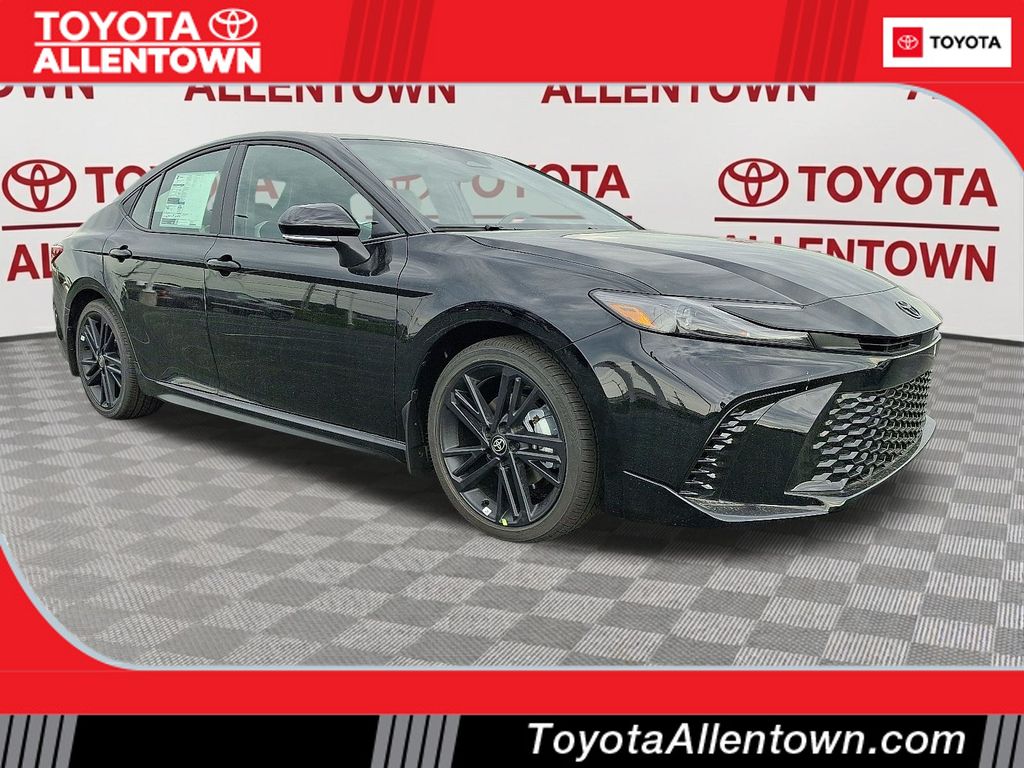 Midnight Black Metallic 2026 Toyota Camry Sedan Front-Wheel Drive Continuously Variable Transmission