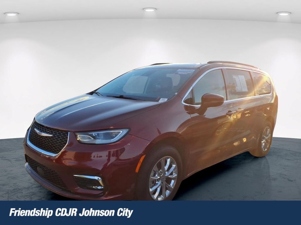 Velvet Red Pearlcoat 2022 Chrysler Pacifica Touring L AWD Minivan All-Wheel Drive 9-Speed Automatic
