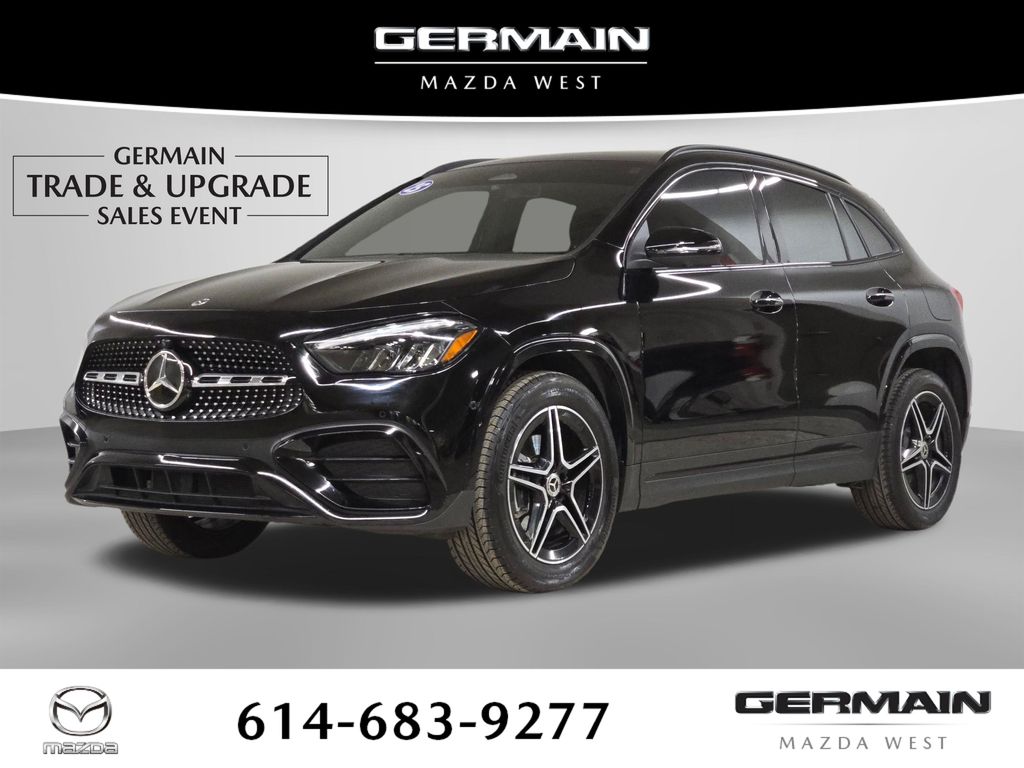 Cosmos Black Metallic 2025 Mercedes-Benz GLA 250 4MATIC SUV / Crossover All-Wheel Drive 8-Speed Dual Clutch
