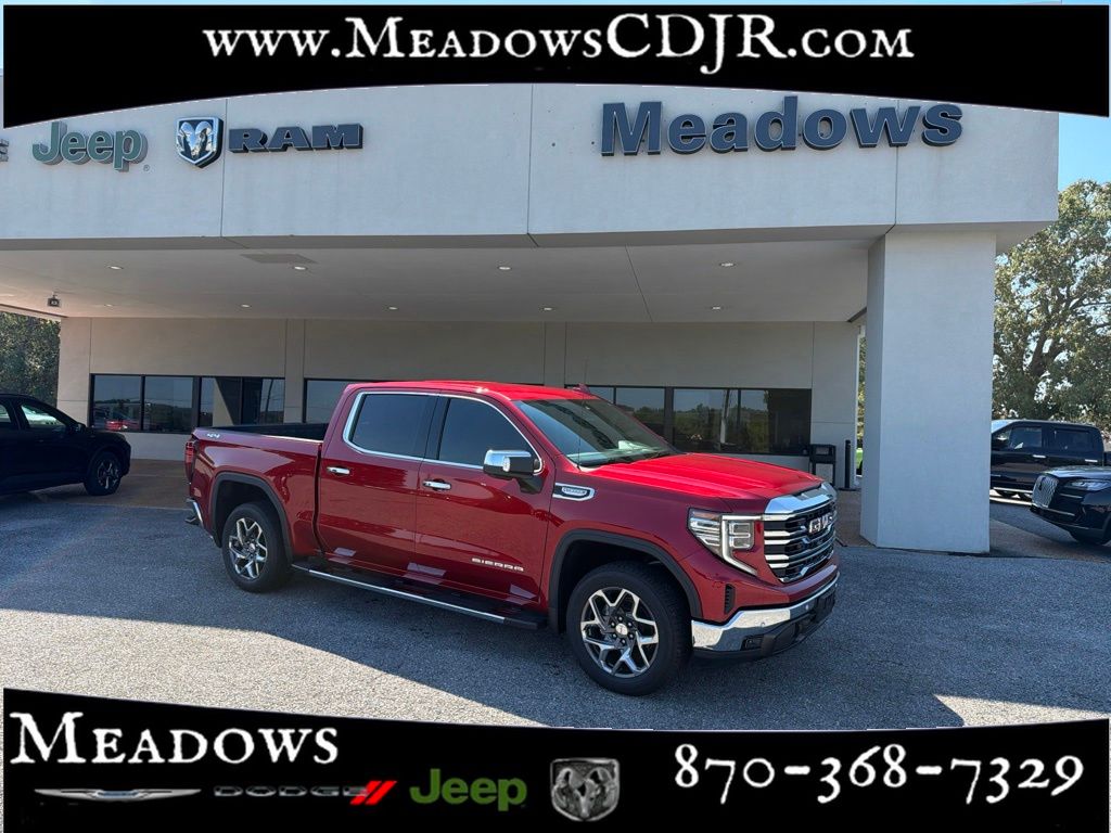 Volcanic Red Tintcoat 2024 GMC Sierra 1500 Pickup Truck Four-Wheel Drive Automatic