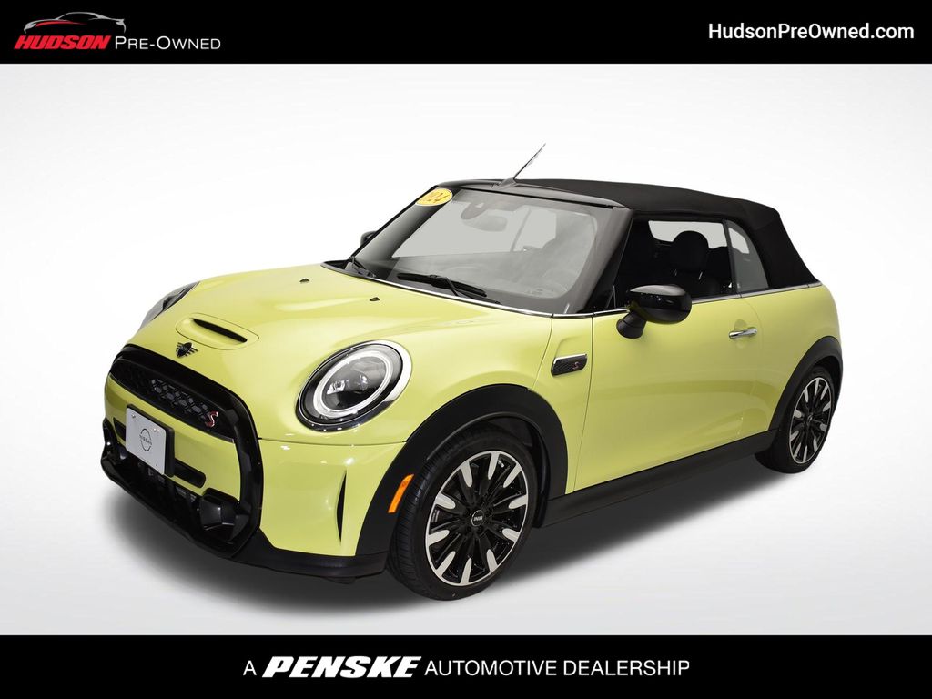 Zesty Yellow 2024 MINI Cooper Convertible Front-Wheel Drive 7-Speed Automatic
