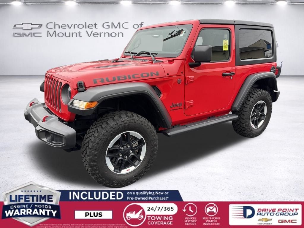 Firecracker Red Clearcoat 2022 Jeep Wrangler Rubicon 4WD SUV / Crossover Four-Wheel Drive 8-Speed Automatic