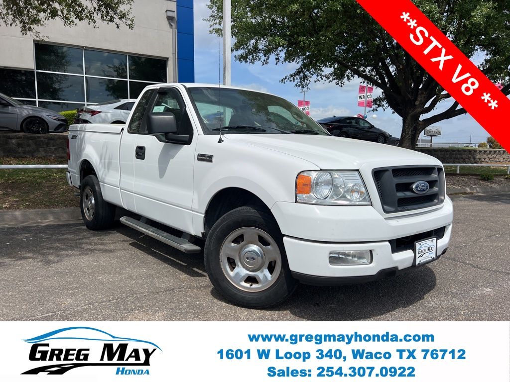 Oxford White Clearcoat 2005 Ford F-150 STX Pickup Truck Rear-Wheel Drive 4-Speed Automatic Overdrive