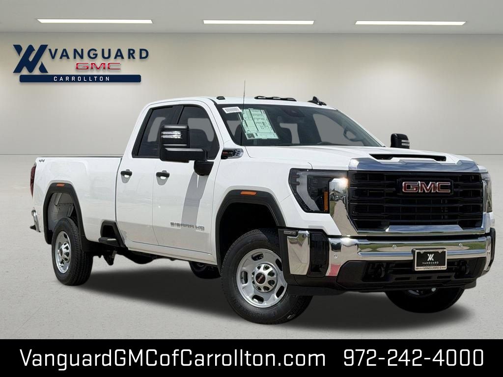 Summit White 2026 GMC Sierra 2500HD Pickup Truck Four-Wheel Drive Automatic