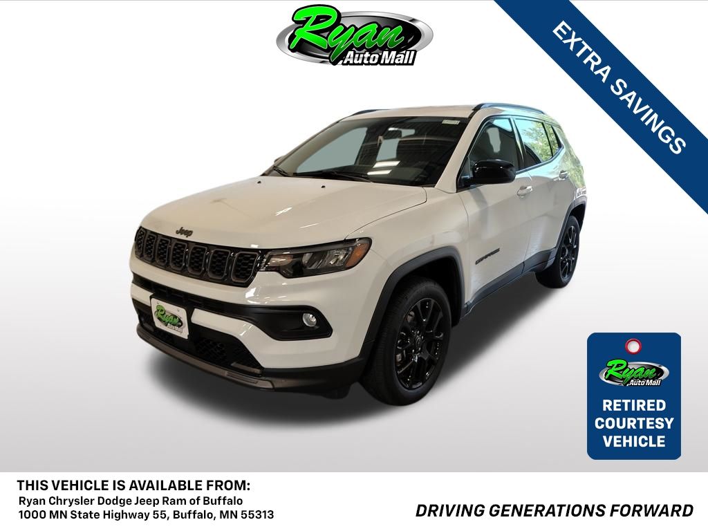 Bright White Clearcoat 2026 Jeep Compass SUV / Crossover Four-Wheel Drive 8-Speed Automatic