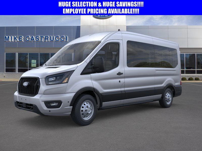 Ingot Silver 2026 Ford Transit Cargo 250 Medium Roof LB AWD Van All-Wheel Drive