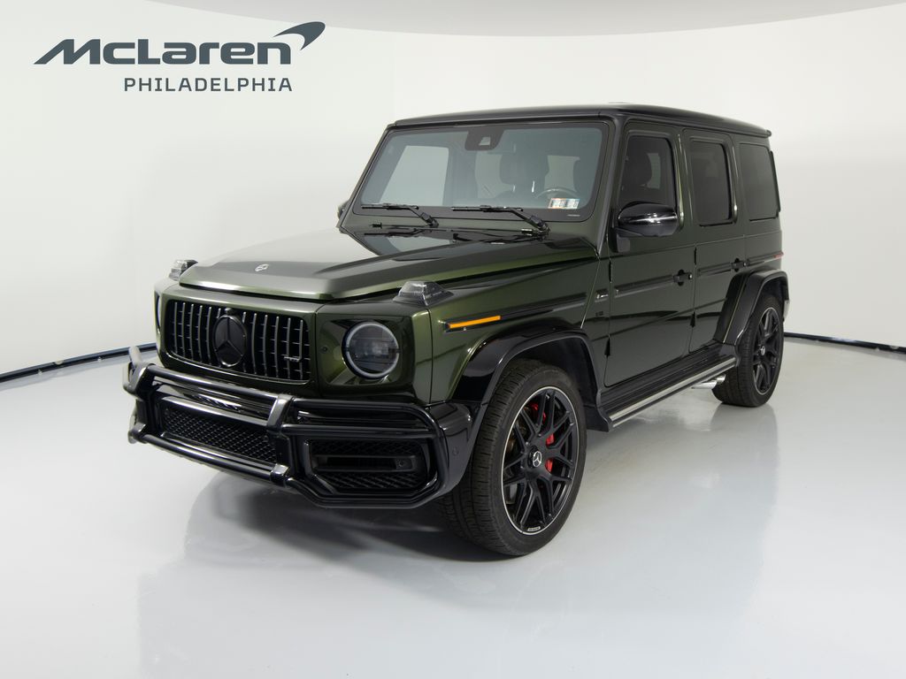 Green (G manufaktur Olive Metallic) 2022 Mercedes-Benz G-Class AMG G 63 4MATIC SUV / Crossover All-Wheel Drive 9-Speed Automatic