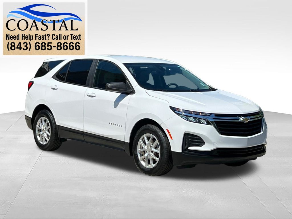 2023 Chevrolet Equinox LS White at Matthews Motors of Wilmington