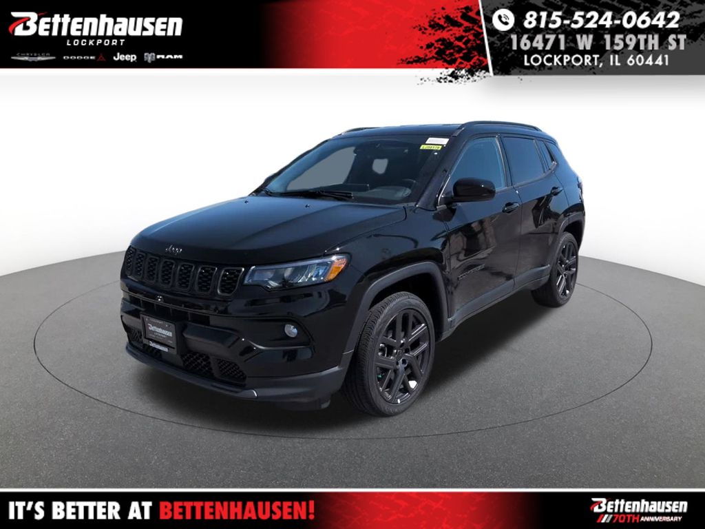 Diamond Black 2026 Jeep Compass SUV / Crossover Four-Wheel Drive 8-Speed Automatic