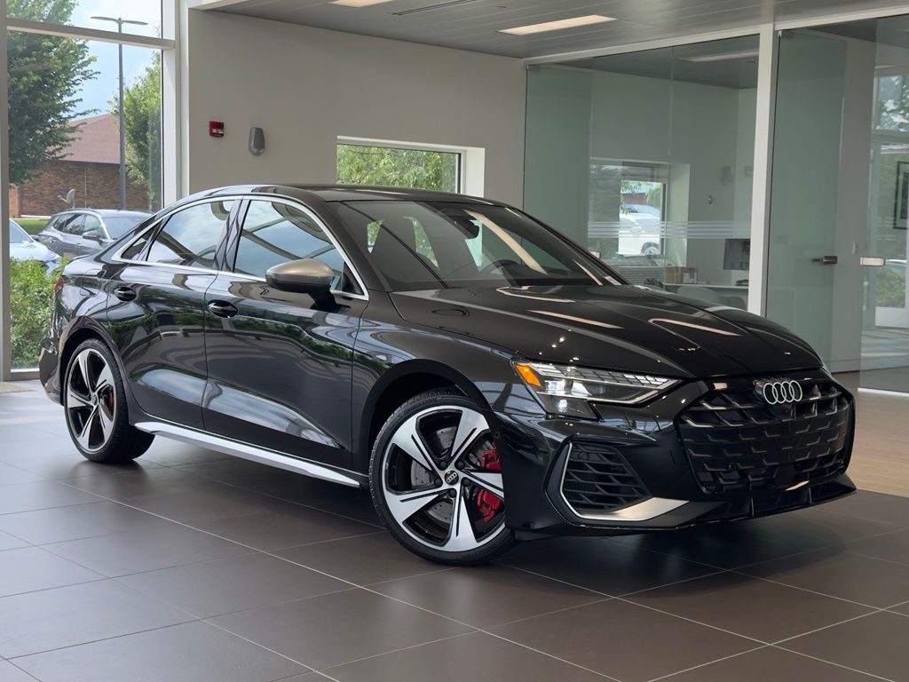 Black 2026 Audi S3 Sedan All-Wheel Drive 7-Speed Automatic