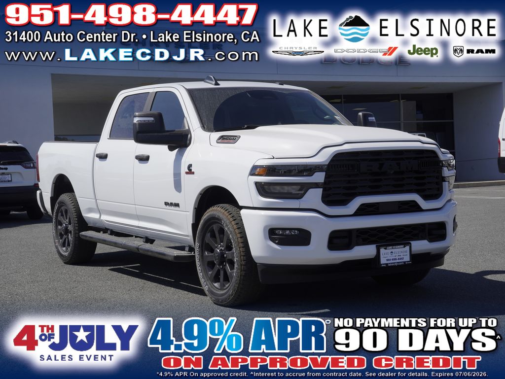 Bright White Clearcoat 2026 RAM 2500 Pickup Truck 4X2 8-Speed Automatic