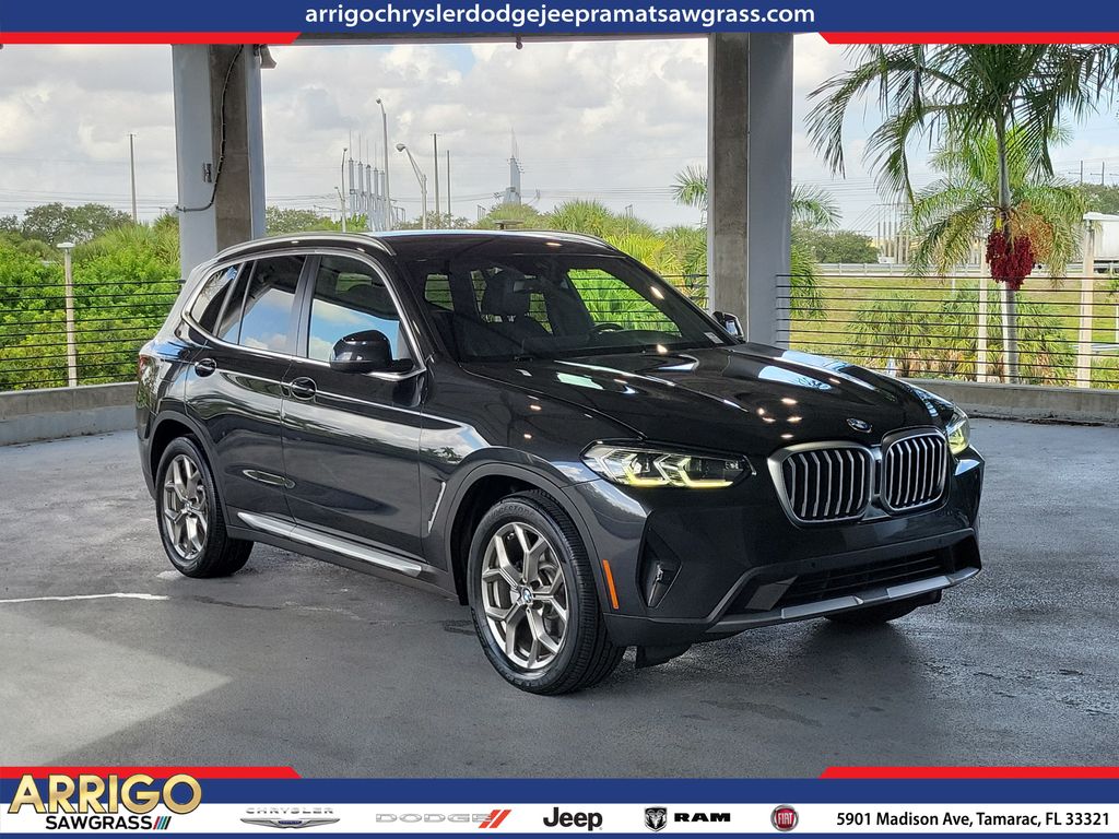 Gray (Dark Graphite) 2022 BMW X3 SUV / Crossover Rear-Wheel Drive 8-Speed Automatic
