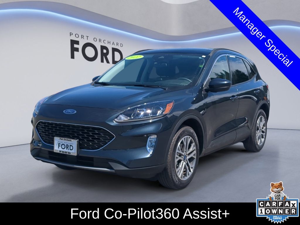 Blue Metallic 2022 Ford Escape SUV / Crossover All-Wheel Drive 8-Speed Automatic