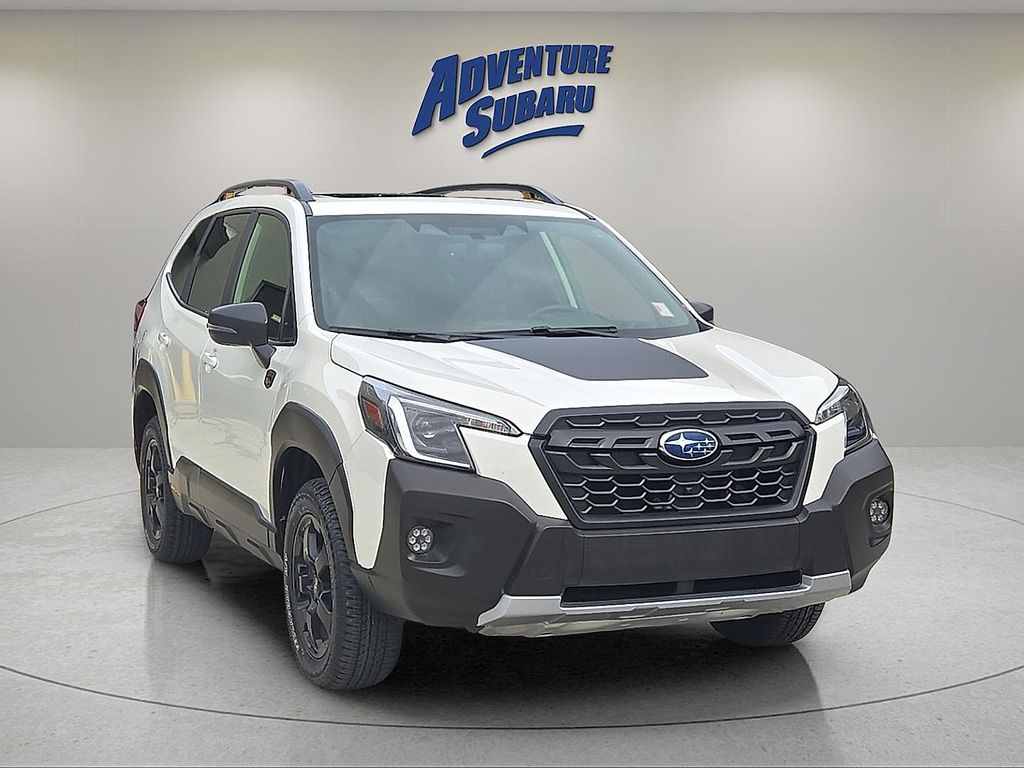 Crystal White Pearl 2023 Subaru Forester Wilderness Crossover AWD SUV / Crossover All-Wheel Drive Continuously Variable Transmission