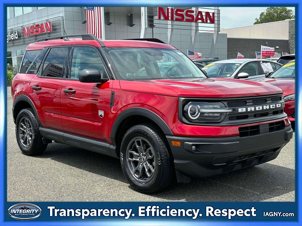 Red Metallic 2021 Ford Bronco Sport SUV / Crossover All-Wheel Drive 8-Speed Automatic