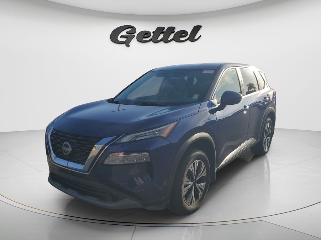Caspian Blue Metallic 2022 Nissan Rogue SUV / Crossover Front-Wheel Drive Continuously Variable Transmission