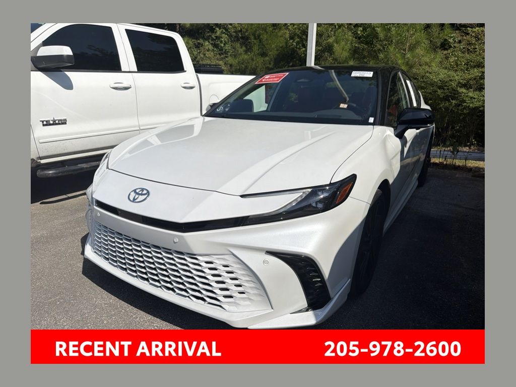 Wind Chill Pearl/Midnight Black Metallic 2025 Toyota Camry Sedan All-Wheel Drive Continuously Variable Transmission