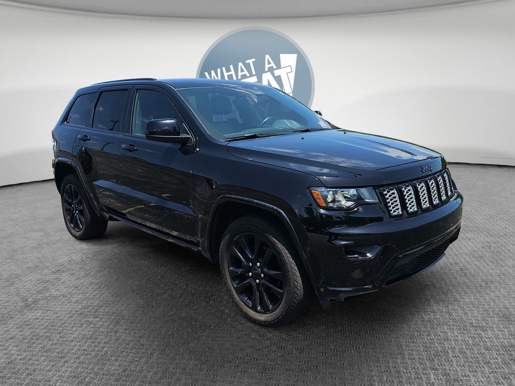 Diamond Black Crystal Pearlcoat 2017 Jeep Grand Cherokee SUV / Crossover Four-Wheel Drive 8-Speed Automatic