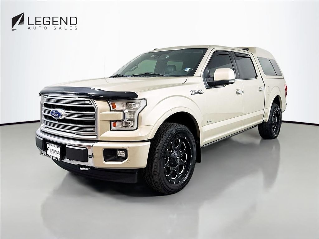 White Gold 2017 Ford F-150 Pickup Truck Four-Wheel Drive Automatic