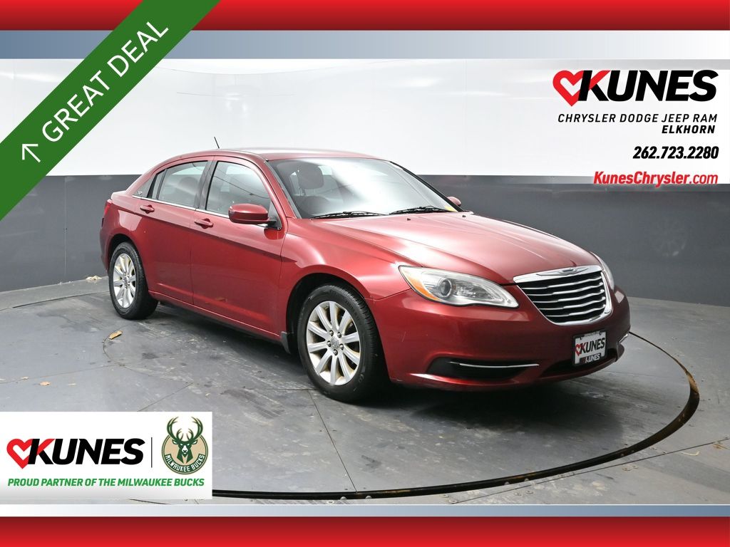 Deep Cherry Red Crystal Pearlcoat 2012 Chrysler 200 Touring Sedan FWD Sedan Front-Wheel Drive 6-Speed Automatic