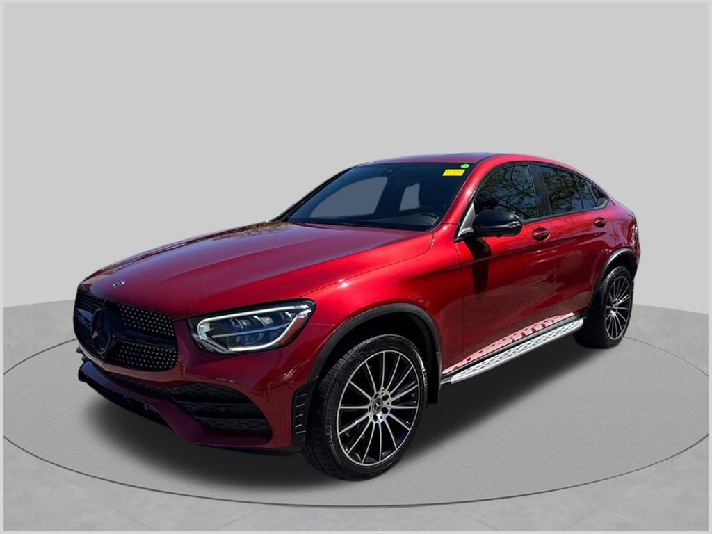 Red 2020 Mercedes-Benz GLC SUV / Crossover All-Wheel Drive 9-Speed Automatic