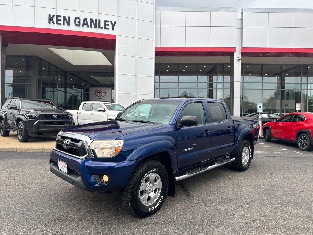 Blue Ribbon Metallic 2015 Toyota Tacoma Pickup Truck Four-Wheel Drive 5-Speed Automatic