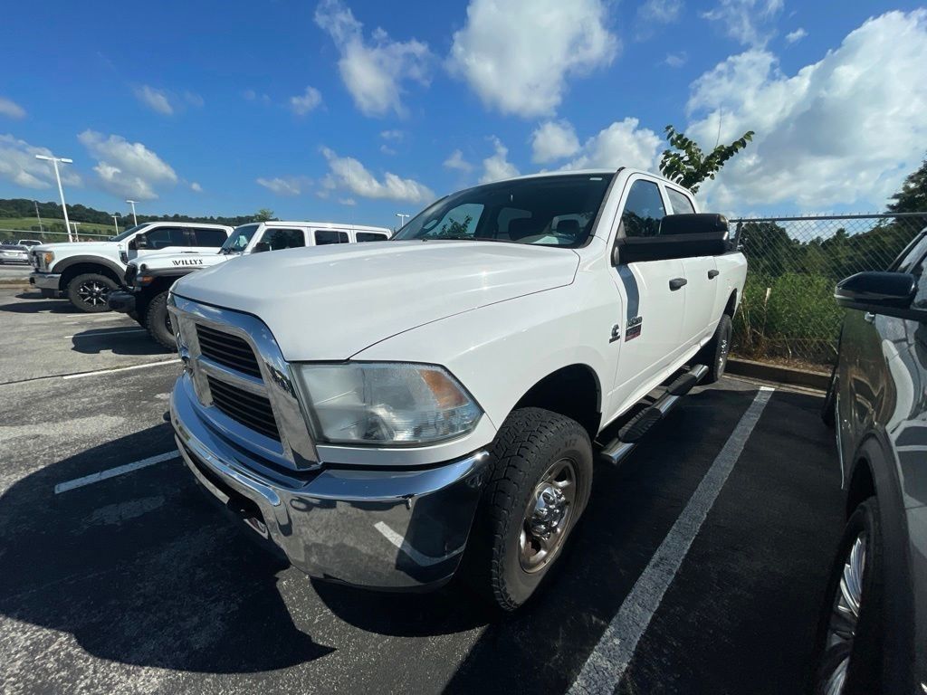 Bright White Clearcoat 2012 RAM 2500 Pickup Truck Four-Wheel Drive 6-Speed Automatic