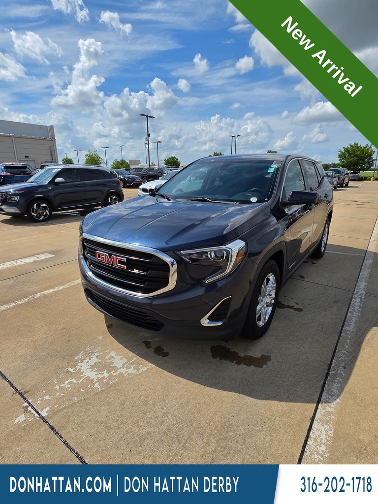 Blue Steel Metallic 2019 GMC Terrain SLE SUV / Crossover Front-Wheel Drive 9-Speed Automatic