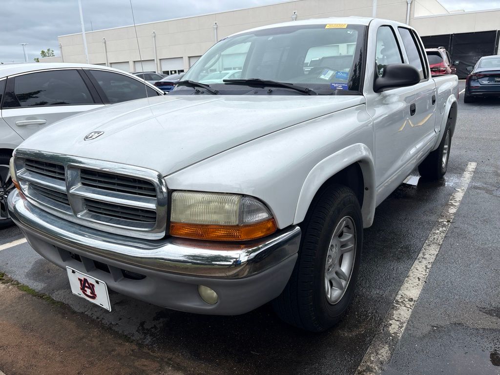 Bright White Clearcoat 2004 Dodge Dakota SLT Quad Cab RWD Pickup Truck Rear-Wheel Drive 5-Speed Automatic