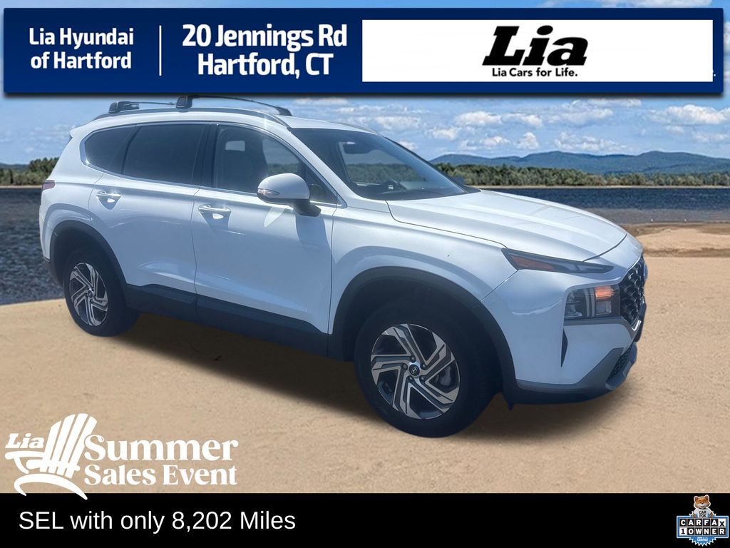 Serenity White Pearl 2023 Hyundai Santa Fe SEL AWD SUV / Crossover All-Wheel Drive 8-Speed Automatic
