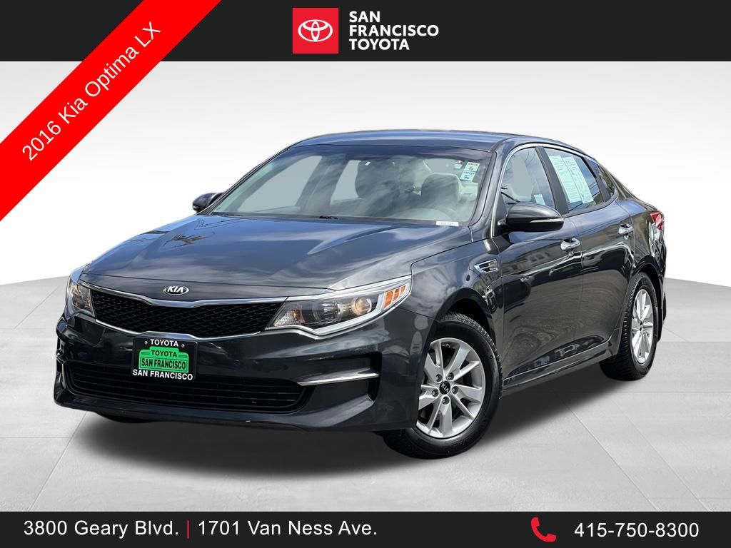 Moss Gray 2016 Kia Optima Sedan Front-Wheel Drive 6-Speed Automatic