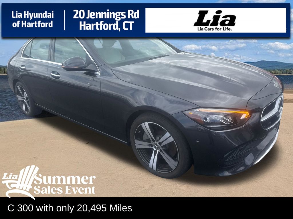 Graphite Gray Metallic 2024 Mercedes-Benz C-Class C 300 4MATIC Sedan All-Wheel Drive 9-Speed Automatic