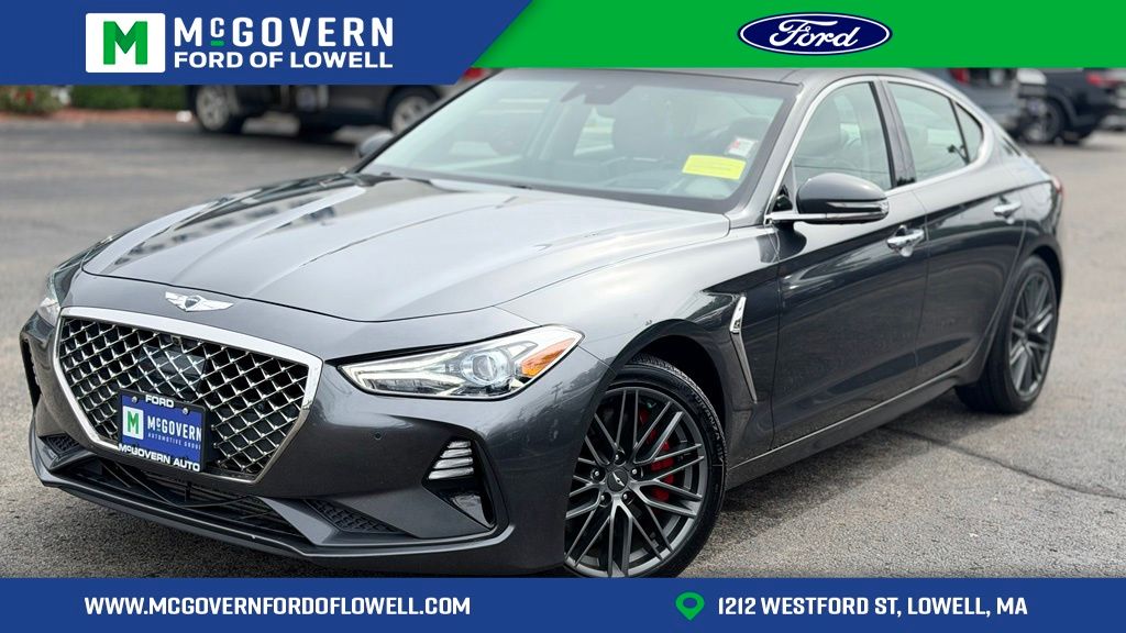 Himalayan Gray 2019 Genesis G70 Sedan Rear-Wheel Drive 8-Speed Automatic