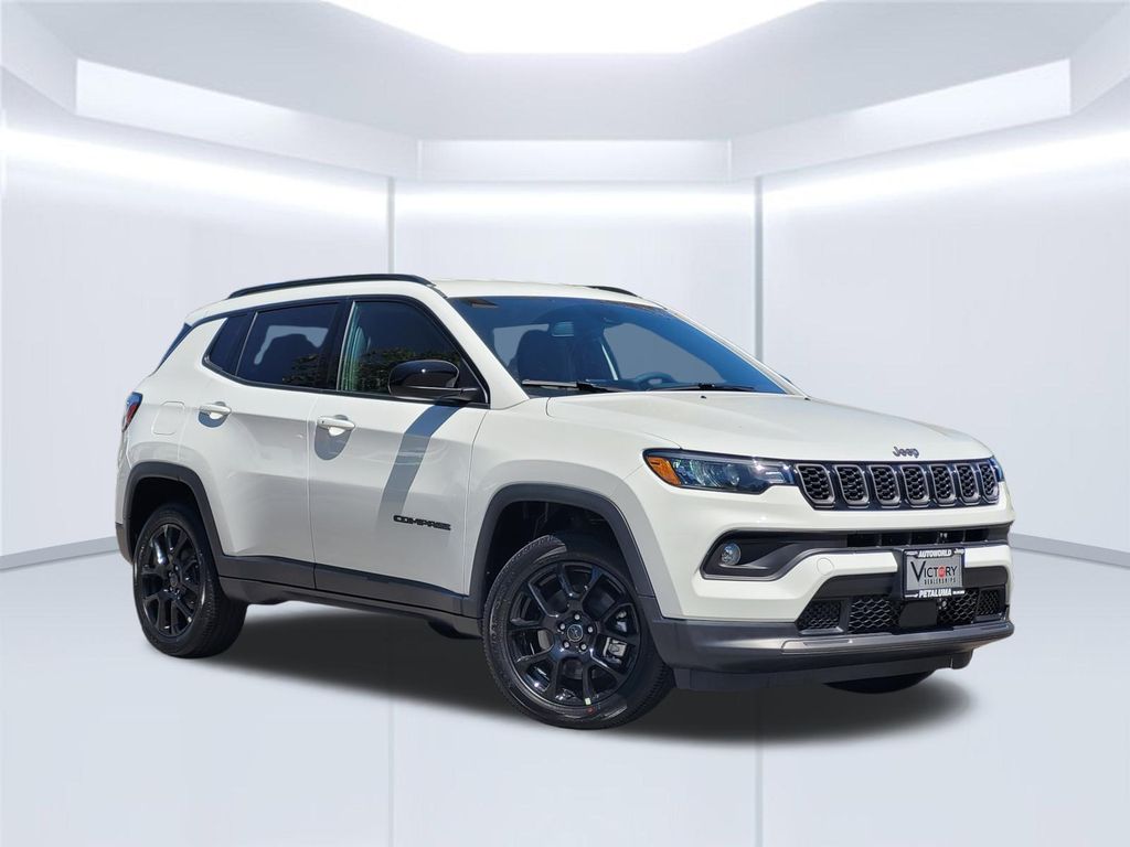 Bright White Clearcoat 2026 Jeep Compass SUV / Crossover Four-Wheel Drive 8-Speed Automatic