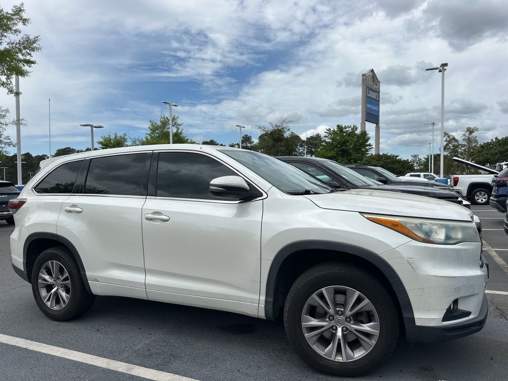 White (Blizzard Pearl) 2015 Toyota Highlander SUV / Crossover Front-Wheel Drive 6-Speed Automatic Overdrive