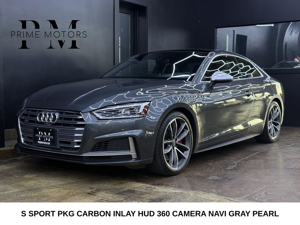 Daytona Gray Pearl 2018 Audi S5 Coupe All-Wheel Drive 8-Speed Automatic