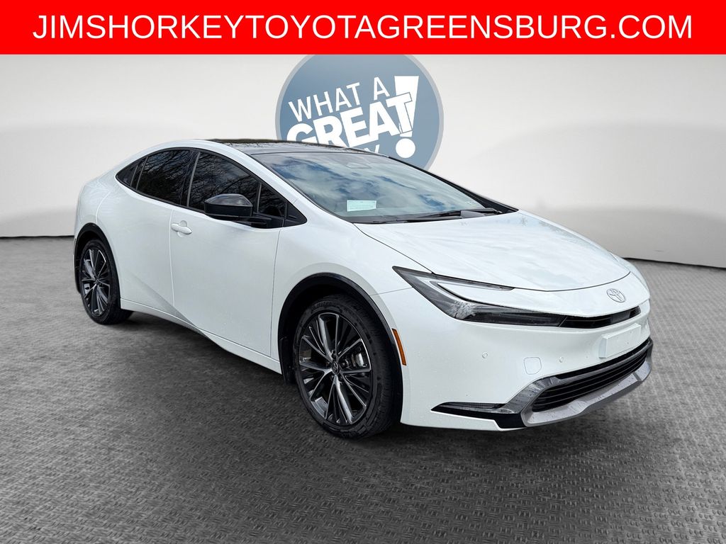White (Wind Chill Pearl) 2024 Toyota Prius Limited FWD Hatchback Front-Wheel Drive Continuously Variable Transmission