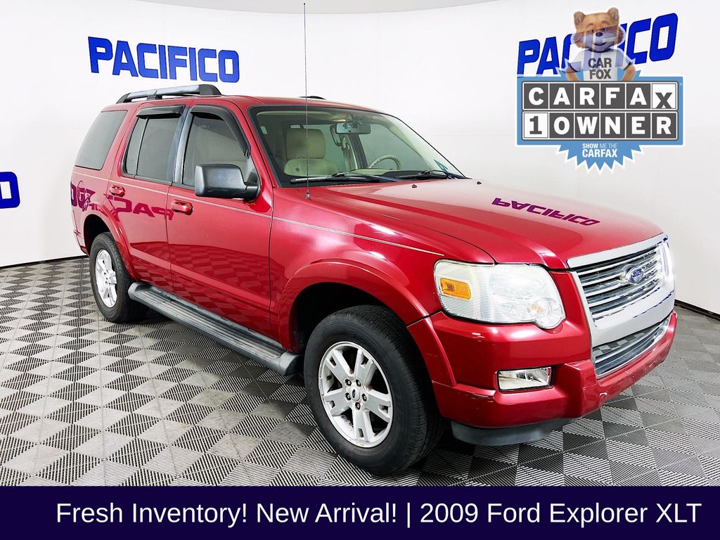 Red 2009 Ford Explorer XLT 4WD SUV / Crossover Four-Wheel Drive 5-Speed Automatic