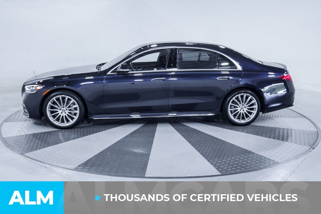 Used 2023 Blue Mercedes-Benz S 500 image 4