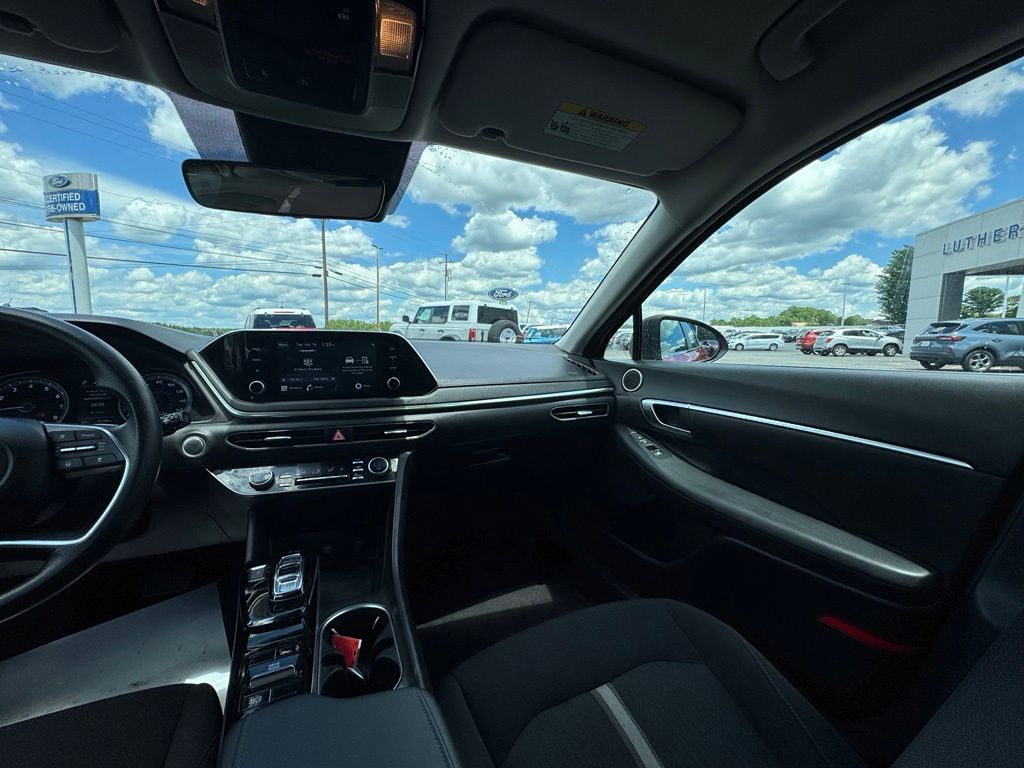 2021 Hyundai Sonata SEL Red at Phil Fitts Ford