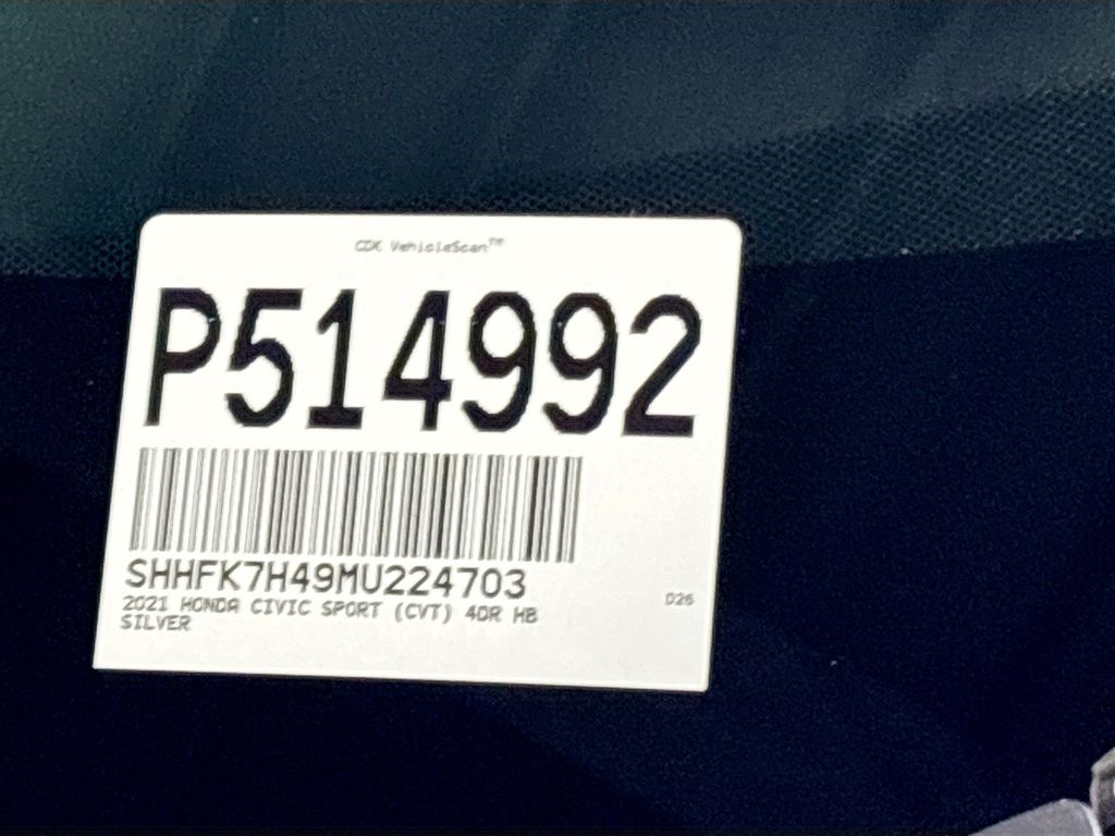 2021 Honda Civic Sport