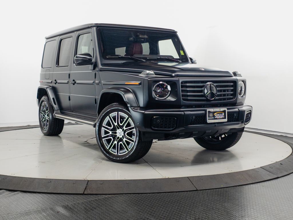 MANUFAKTUR Night Black Magno 2025 Mercedes-Benz G-Class G 580 4MATIC with EQ Technology SUV / Crossover All-Wheel Drive 2-Speed Automatic