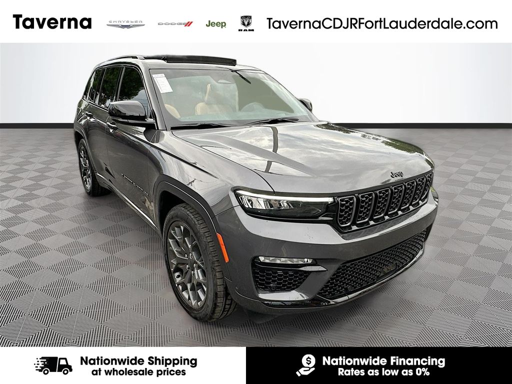 Baltic Gray Metallic Clearcoat 2025 Jeep Grand Cherokee Summit 4WD SUV / Crossover Four-Wheel Drive 8-Speed Automatic