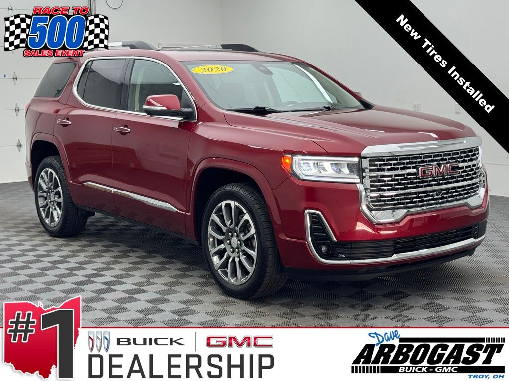 Red Quartz Tintcoat 2020 GMC Acadia Denali FWD SUV / Crossover Front-Wheel Drive 9-Speed Automatic