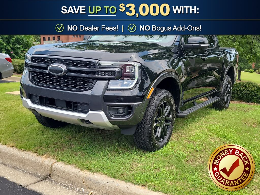 Shadow Black 2024 Ford Ranger Pickup Truck Four-Wheel Drive Automatic